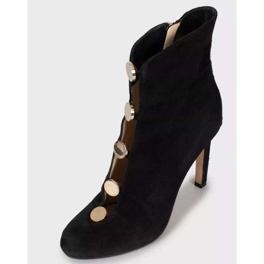 Jimmy Choo Loretta Black Suede Ankle Boots - Sz 39 - Picture 3 of 5